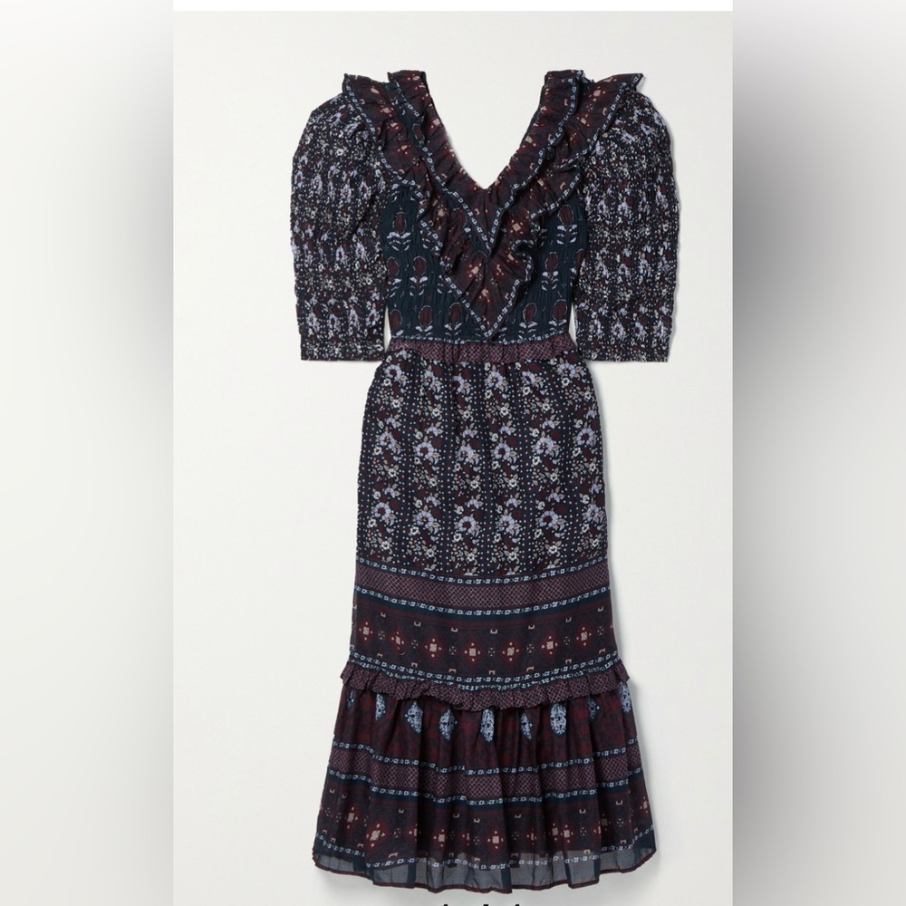 Sea NY shirred cotton dress